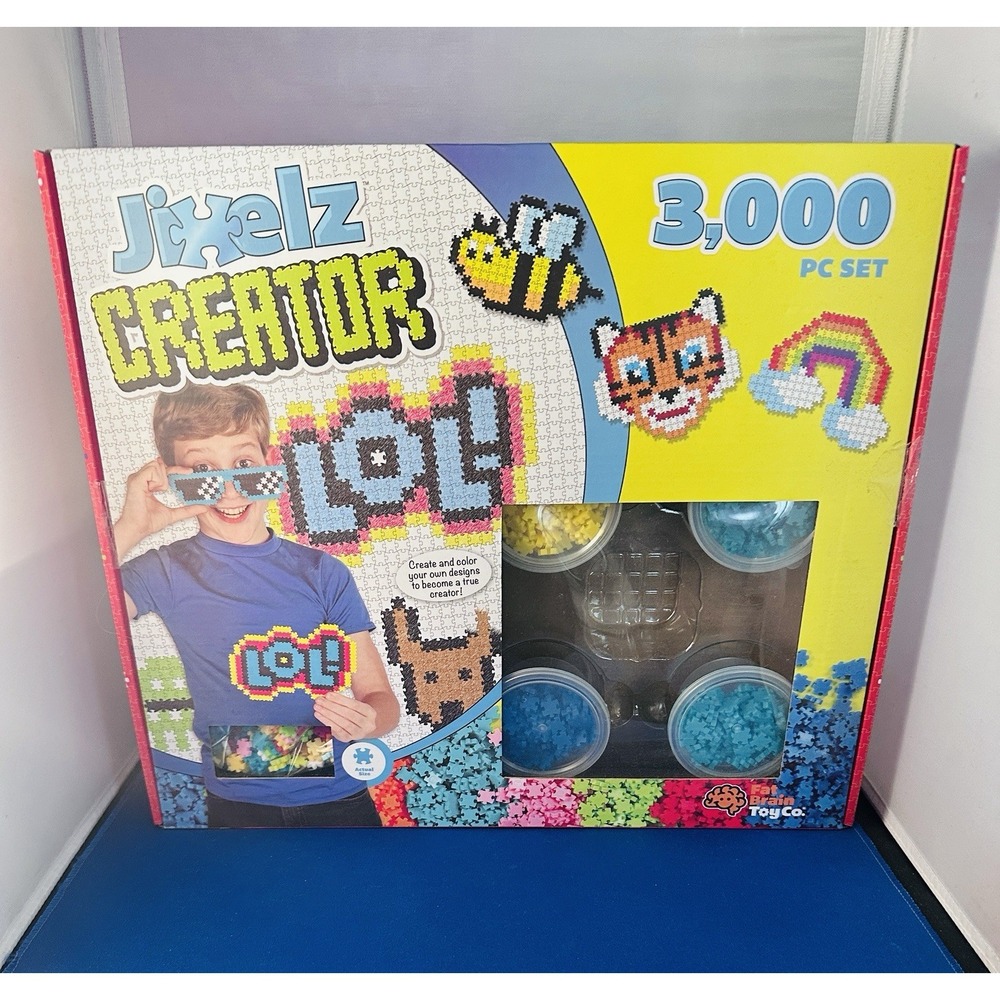 Fat Brain Toys Jixelz Creator 3000-Piece Picture-Building Craft Kit Ages 6+ NEW